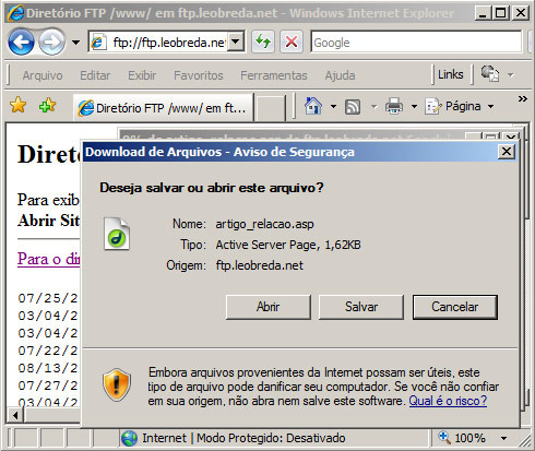 acesso ftp